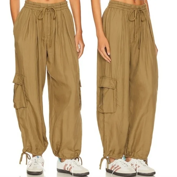 Free People Palash Cargo Pant In Green Size M - Picture 2 of 12
